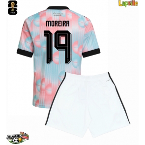 Belgia Diego Moreira #19 Vieraspaita Lapsille MM-kisat 2026 Lyhythihainen (+ shortsit)